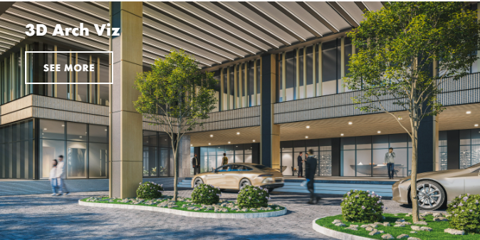 3D architectural rendering of a modern real estate project in Bhopal